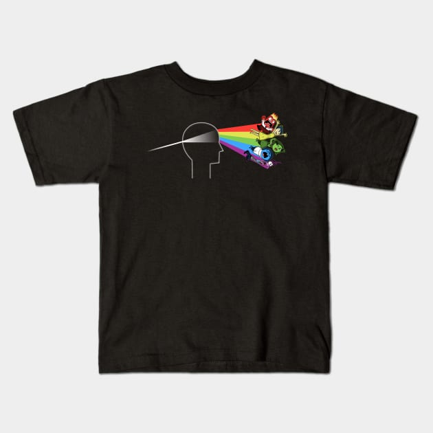 The dark side of the emotions Kids T-Shirt by jasesa